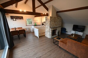 Smart TV, fireplace, stereo - Bungalow for 6 people (Parc Hosingen)