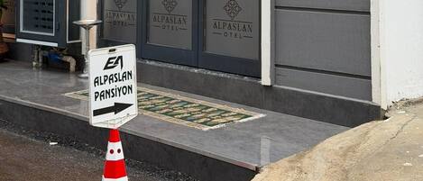 Voorkant van accommodatie