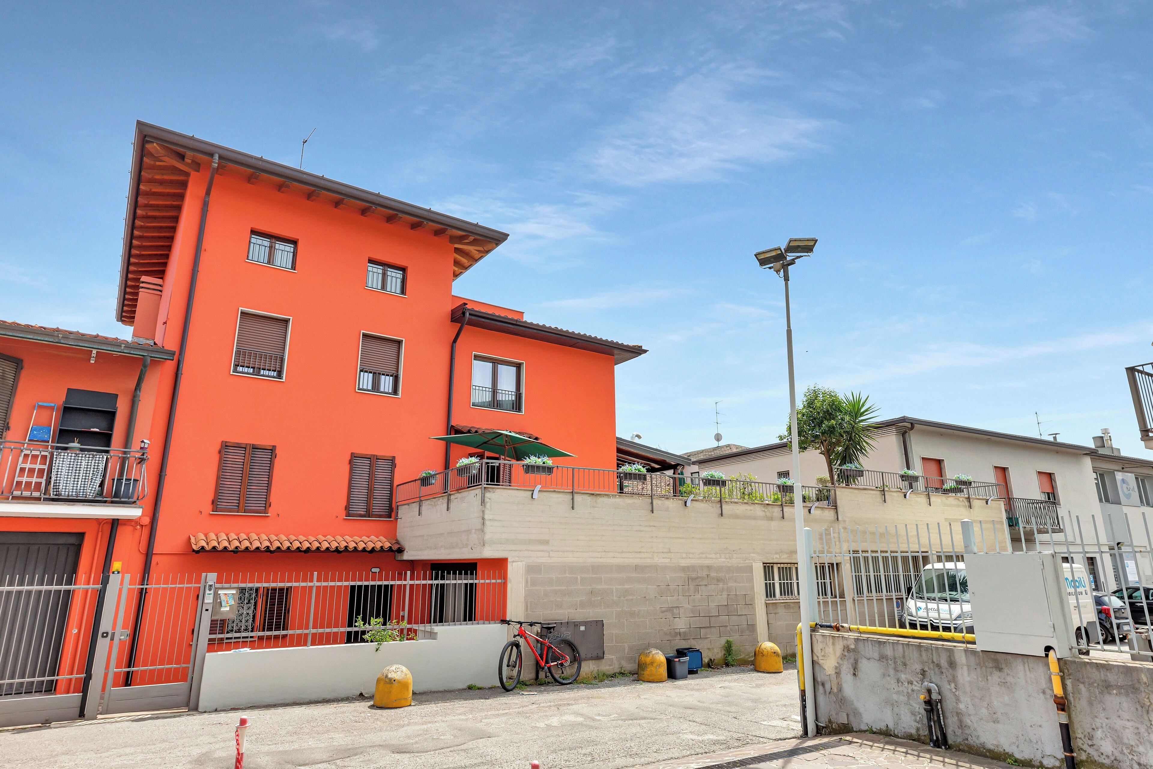 Voorkant van accommodatie