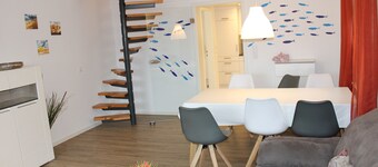 Friendly vacation apartment on the North Sea coast with family and dog