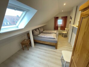 1 bedroom, travel crib, free WiFi, bed sheets