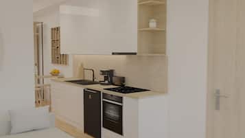 Suíte estúdio luxo | Parte interna