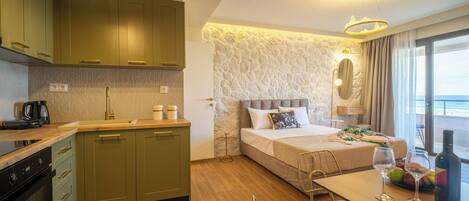 Suite Studio, vue plage | Cuisine privée