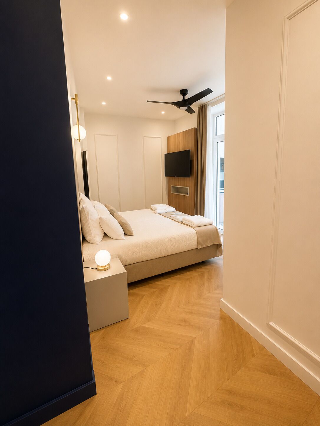 Deluxe-Apartment | Zimmersafe, Bügeleisen/Bügelbrett, kostenloses WLAN
