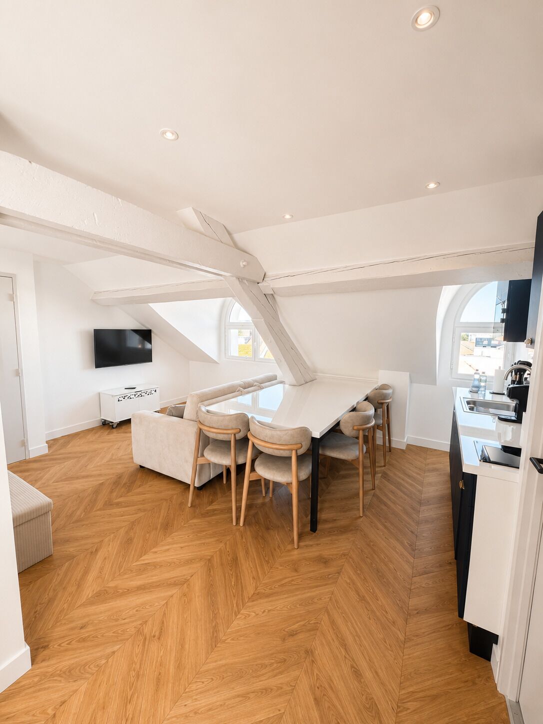 Attic cocoon apartment | Private kitchen