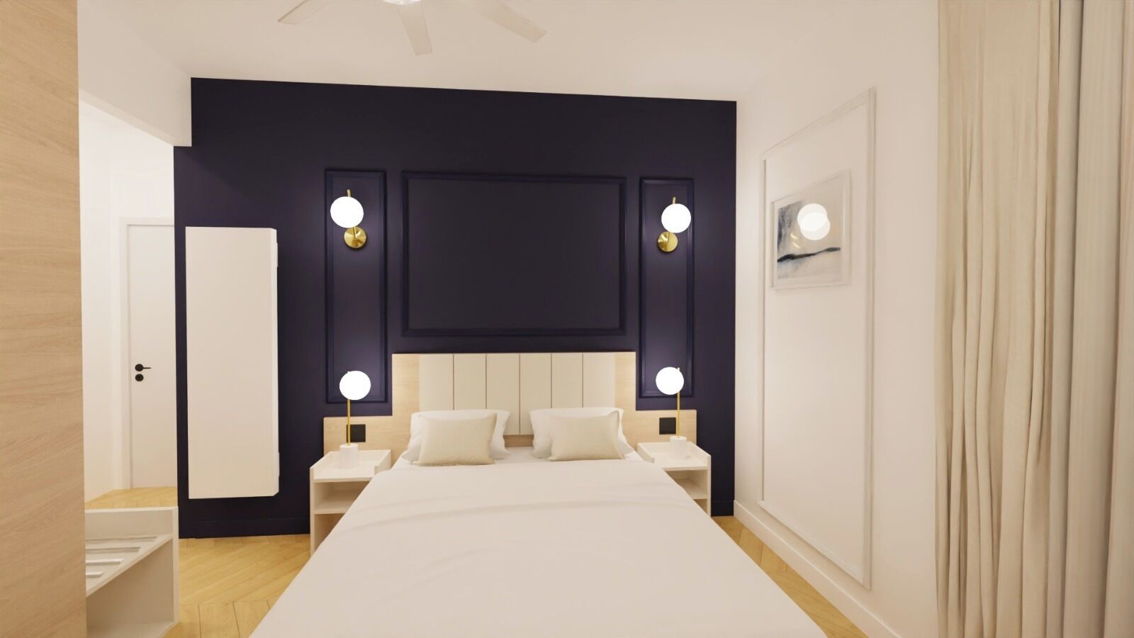 公寓 | 客房內保險箱、熨斗/熨衣板、免費無線上網