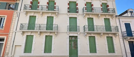 Fassade der Unterkunft