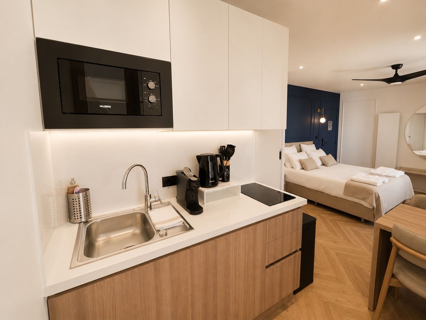 Deluxe-Apartment | Eigene Küche | Hochstuhl