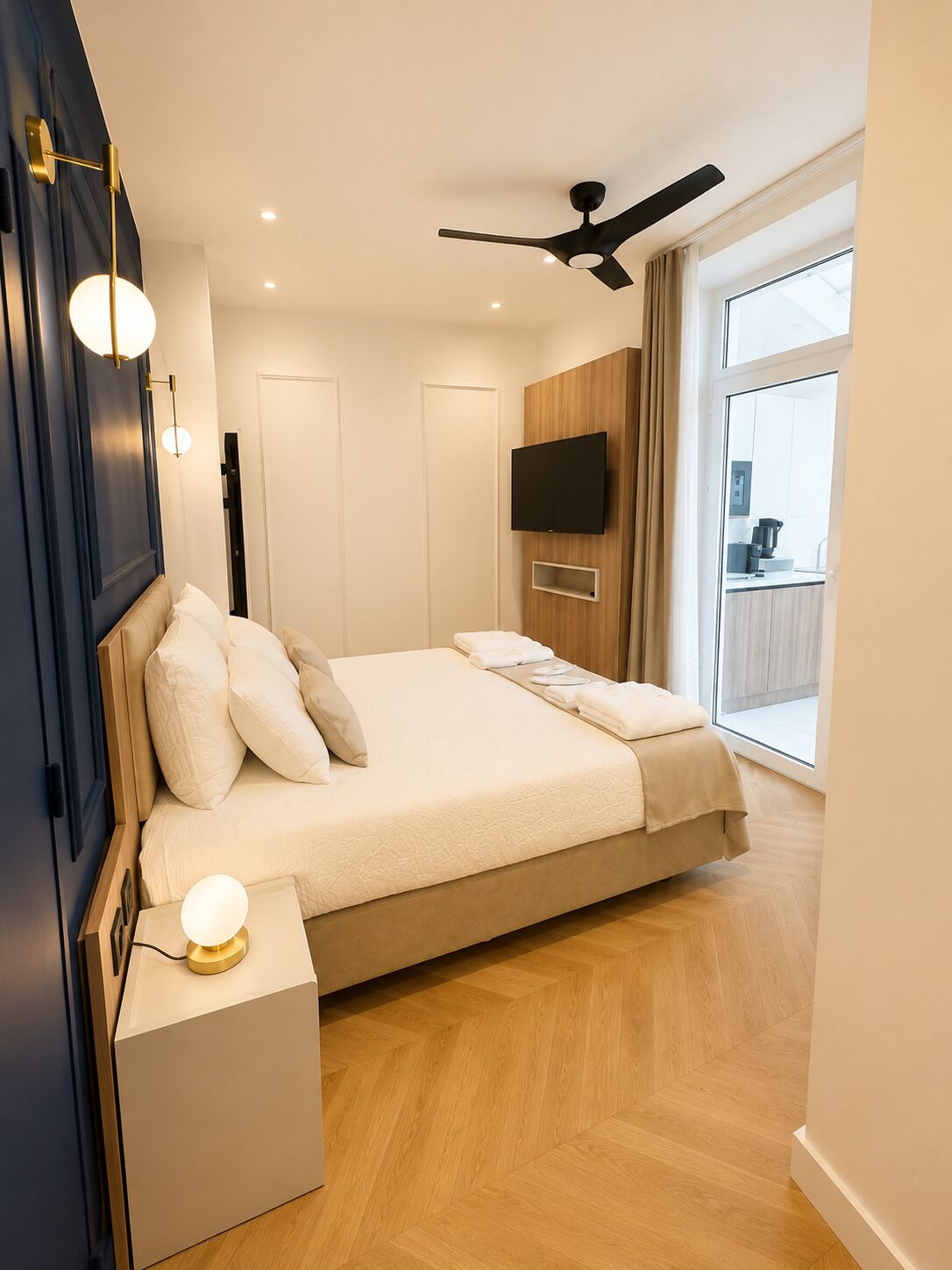 Apart deluxe veranda | In-room safe, iron/ironing board, WiFi (free)