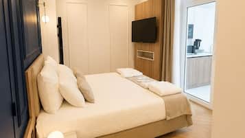 Deluxe appartement | Een kluis op de kamer, een strijkplank/strijkijzer, gratis wifi