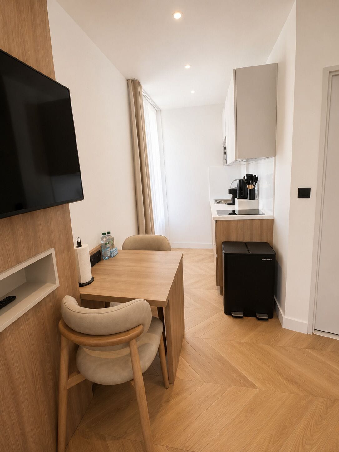 Appartamento Deluxe | Cucina privata | Seggiolone