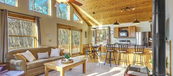 山景與池塘景觀寧靜Fairplay度假屋