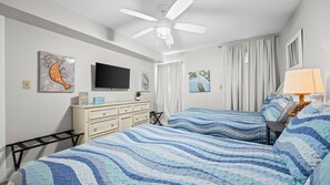 2 bedrooms, iron/ironing board, WiFi, bed sheets - Gulf side 2BR with pool, short walk to beach, sleeps 8 (Gulf Shores)