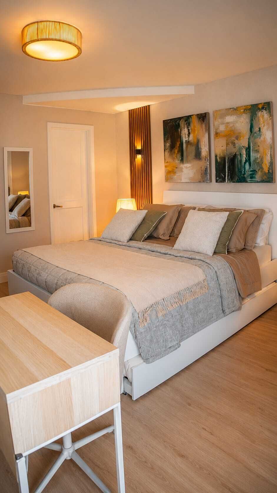 1 habitación, escritorio, tabla de planchar con plancha y wifi gratis 