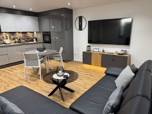 Living area - Exclusive vacation apartment 2 in the heart of the Spessart (Schollbrunn)