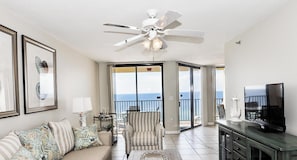 Condo, 1 Bedroom | Living area - Phoenix V by Brett/Robinson Vacations (Orange Beach)