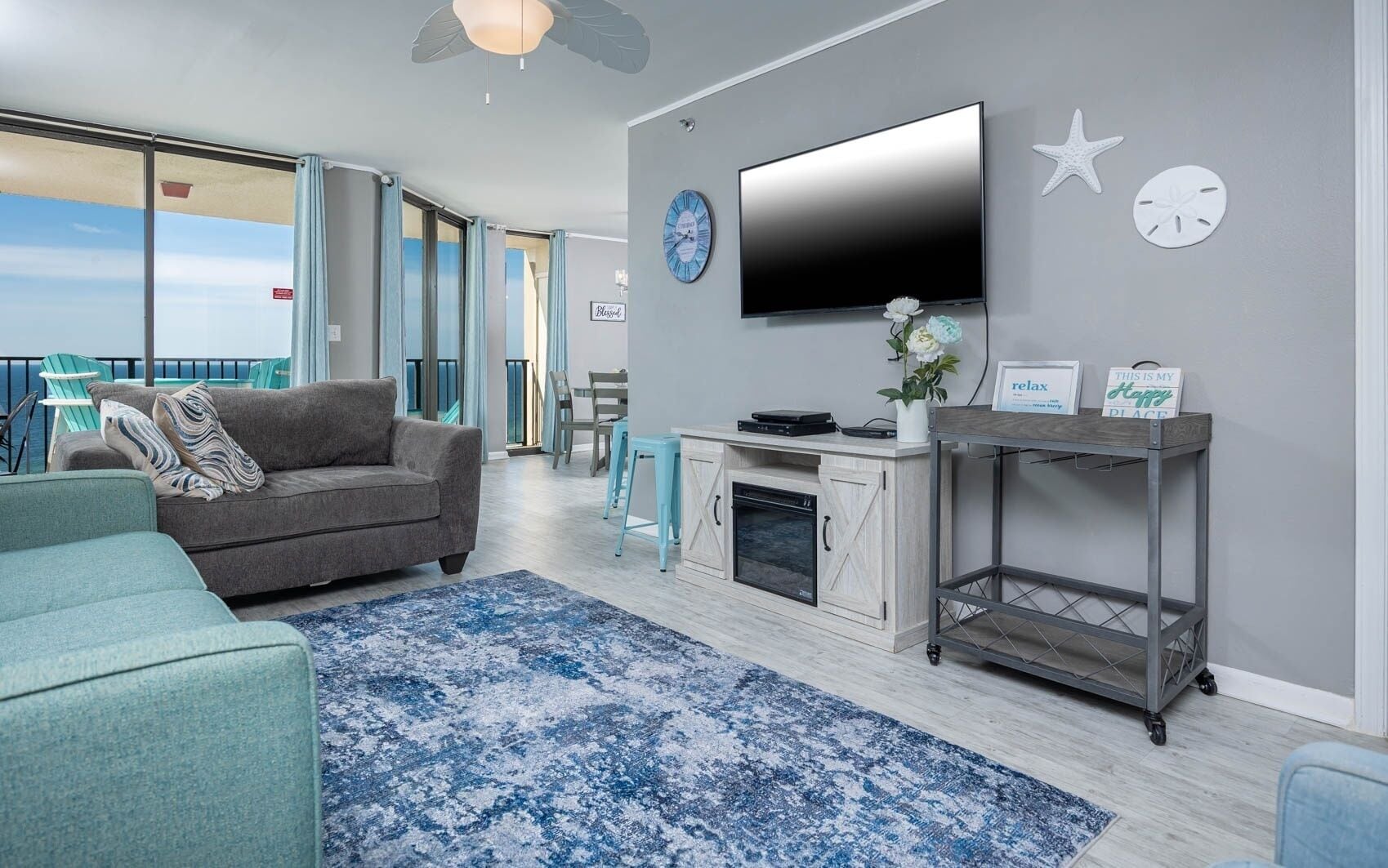 Leilighet, 1 soverom | Oppholdsområde