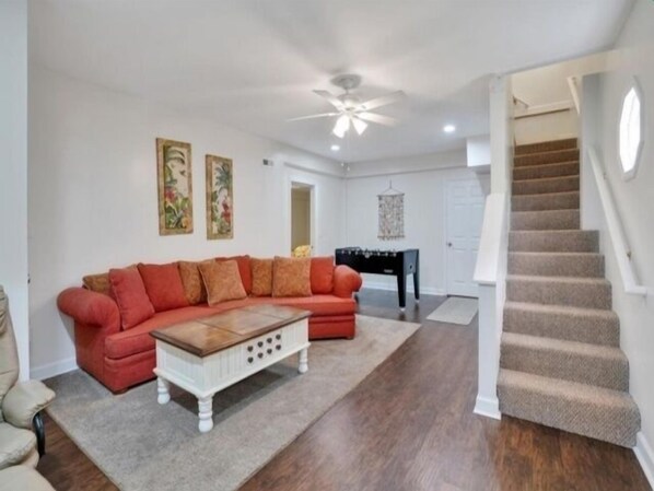 Villa, 5 Bedrooms | Living area - A Shore Thing Kb 5 Bedroom Villa (Kure Beach)