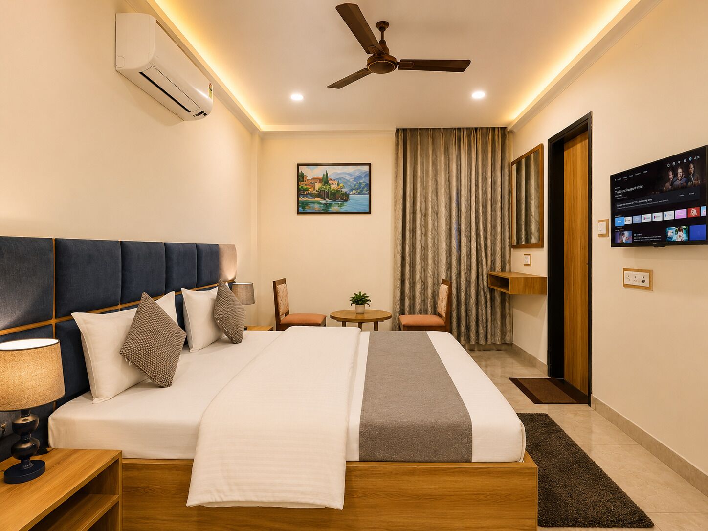 Premium Room, City View | Laptop workspace, WiFi (free), bed sheets
