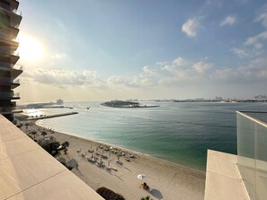 Apartment, 2 Bedrooms, Beach View | Beach/ocean view - Emaar Beach Front - Beach Isle Tower 2 (Dubai)