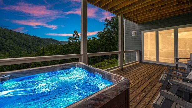 Terrace/patio - Gatlinburg Splash-Home Theater-Heated Indoor Pool-Game Room! (Gatlinburg)
