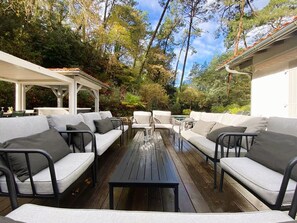 Terrace/patio - Spacious villa with jacuzzi and heated pool in Hossegor (Soorts-Hossegor)