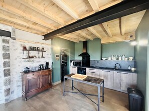House | Private kitchen - 2 Houses for a Large Family or Group (Gouville-sur-Mer)