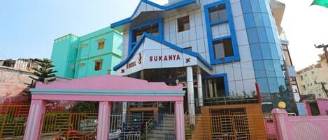 Overnatningsstedets facade