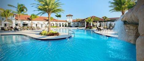 Et oppvarmet basseng