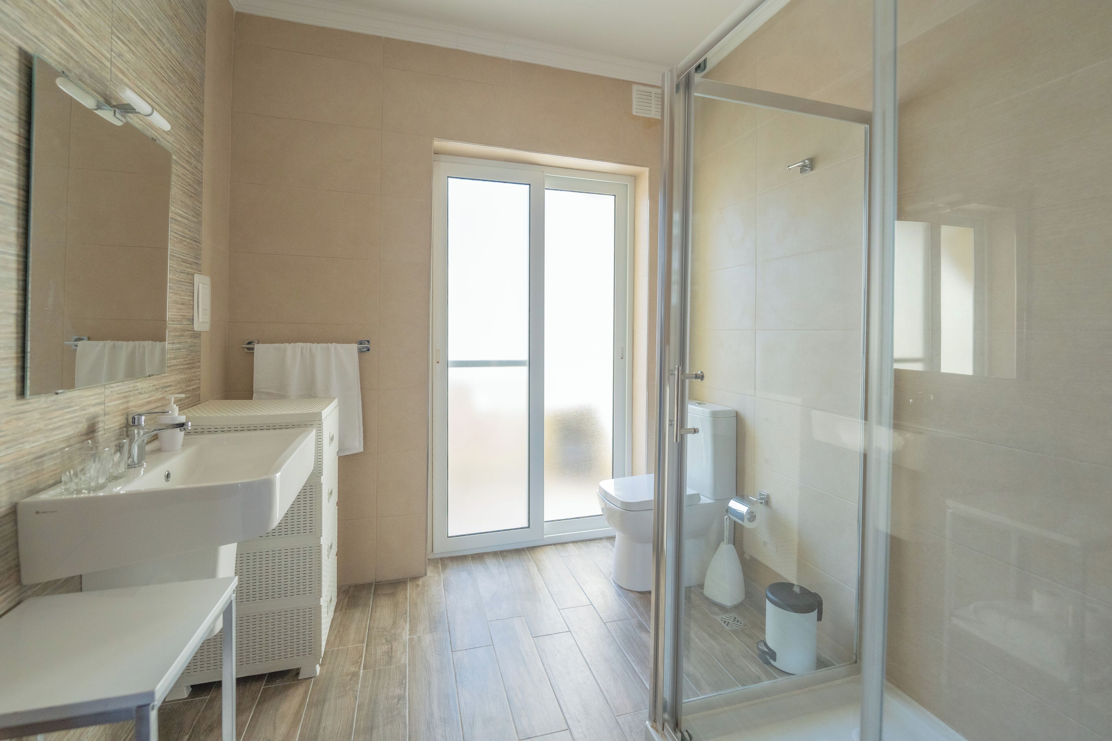 Lägenhet - utsikt mot staden | Badrum