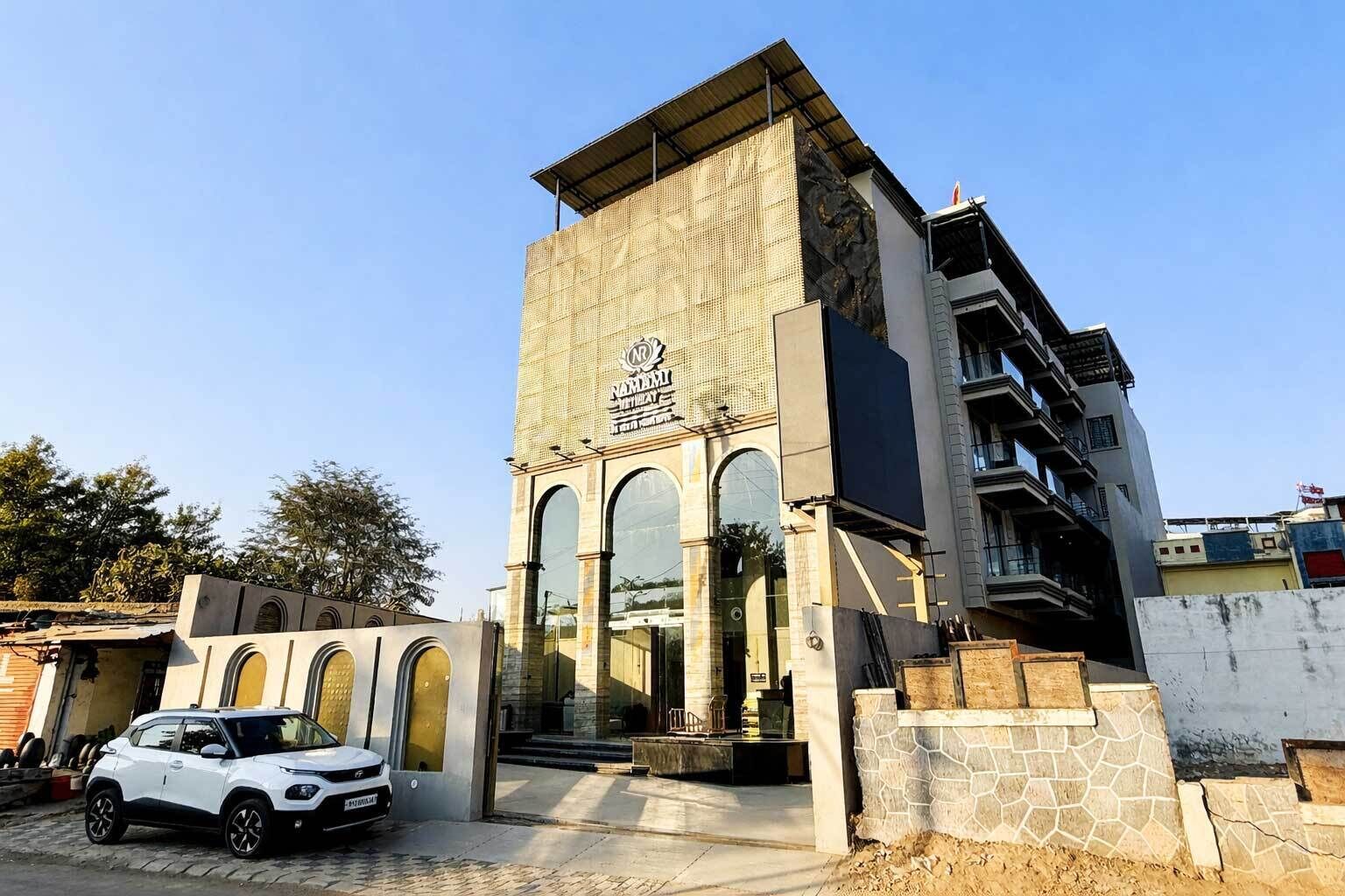 Majoituspaikan julkisivu