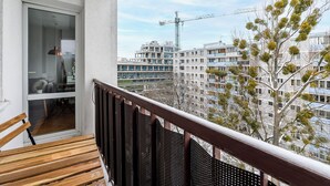 Classic-Apartment, Blick auf den Innenhof | Ausblick vom Zimmer