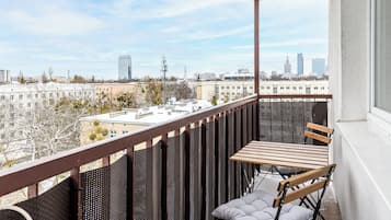 Classic-Apartment, Blick auf den Innenhof | Balkon