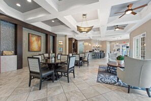 Dining - Luxury Disney Retreat | Private Saltwater Pool + Solterra Resort Lazy River (Davenport)