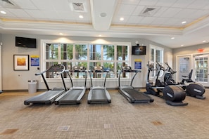 Fitness facility - Luxury Disney Retreat | Private Saltwater Pool + Solterra Resort Lazy River (Davenport)