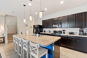 Fridge, microwave, oven, stovetop - Luxury Disney Retreat | Private Saltwater Pool + Solterra Resort Lazy River (Davenport)