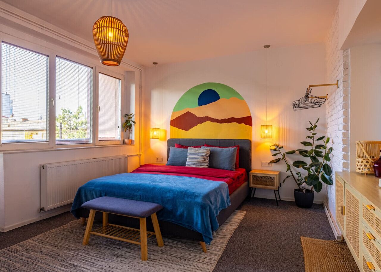 Skrivbord, strykjärn/strykbräda, wi-fi och sängkläder