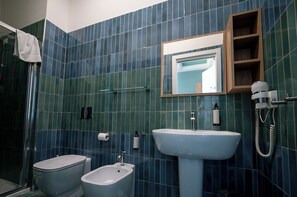 Comfort Room, City View | Bathroom | Shower, free toiletries, hair dryer, towels - GREROS DANTE H. by Clapa Group dislocated hospitality (Napoli)