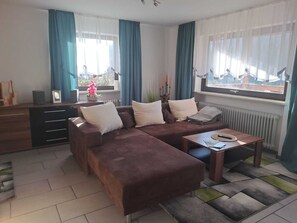 Living area - Vacation in the Zellertal (Drachselsried)