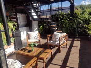 Terrace/patio - Manila Luxury Suites 201 (Medellín)