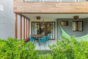 Basic Apartment | Outdoor dining - Apt in Condo w/ Pool 350m From the Beach Pll0004 (Camaçari)