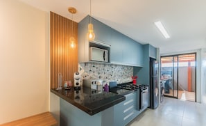 Basic Apartment | Private kitchen - Apt in Condo w/ Pool 350m From the Beach Pll0004 (Camaçari)