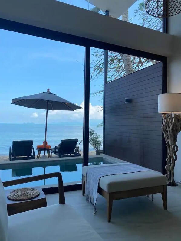 Pool - Villa Rose, beachfront paradise on the sands of Koh Samui (Amphoe Ko Samui)