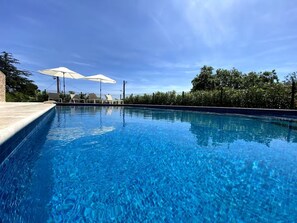 Pool - NEW: Beautiful family home - Panoramic sea view (Fréjus)