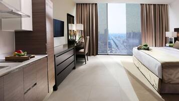 Suite Junior, pemandangan kota | Brankas dan Wi-Fi gratis