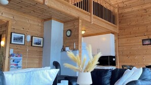 Living area - Secluded Fjordside Cabin with Sauna, Hot Tub & Private Beach (Rogaland)