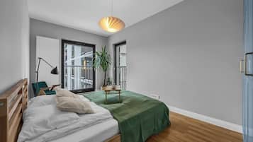 3 sovrum, skrivbord, strykjärn/strykbräda och wi-fi