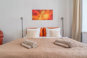 2 bedrooms, iron/ironing board, free WiFi, bed sheets - Parking Lot / Old Town / Balcony - Palais Orange (Meißen)