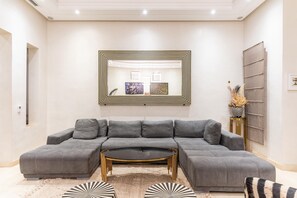 Living area - **Villa in Marrakech : Private Heated Pool and Magical Sunsets*** in Marrakech (Centre Commune Ouled Hassoune)