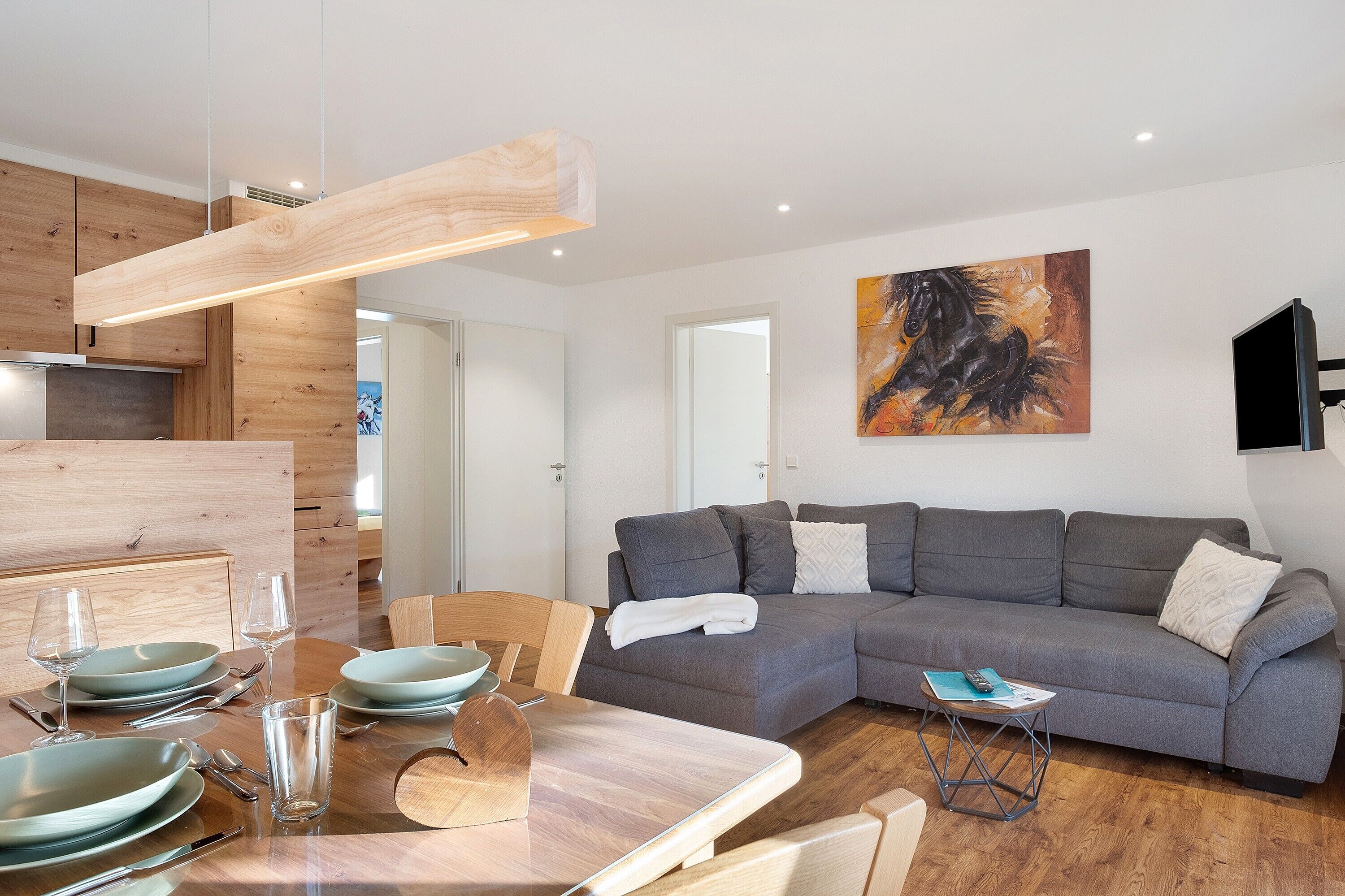 Fernseher, Tischtennisplatte